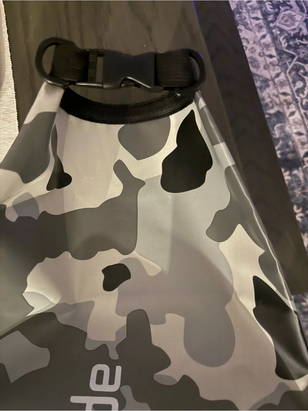 20L Waterproof Camo Dry Bag and phone case - Gray Camo